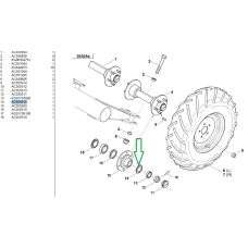 Ущільнення нейлонове Optima Kverneland AC355918 (АС355918)